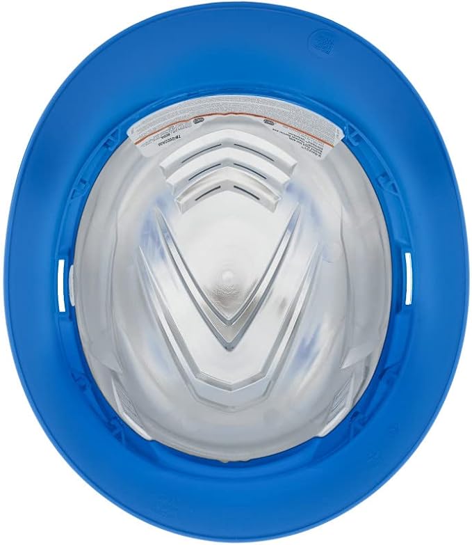 MSA V-Gard C1 Full Brim Hard Hat with ReflectIR Cooling Thermal Barrier and Fas-Trac III Suspension - Uses Highly Innovative Cooling Features to Help Alleviate Heat Stress