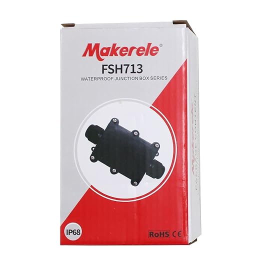 Underground Electrical Box Waterproof IP68 Junction Box,2 Way Plug Line M20 Coaxial Cable Junction Box Connector Wire Range 5 to 15mm Outdoor External Electric Power Cord Boxes