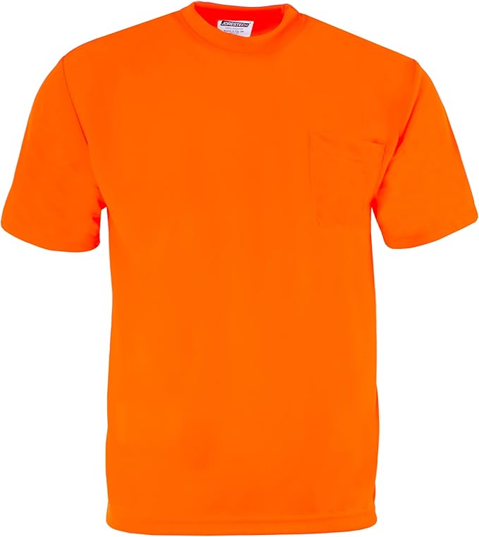 JORESTECH Pack of 5 Short Sleeve T-Shirts: The Ultimate Blend of Moisture-Wicking and Fast-Drying Comfort for All-Day Use