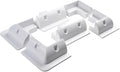 Secure Your Solar Panels with Adjustable Mounting Bracket Kits for Caravan RV Boat Optimal Ventilation (White.)