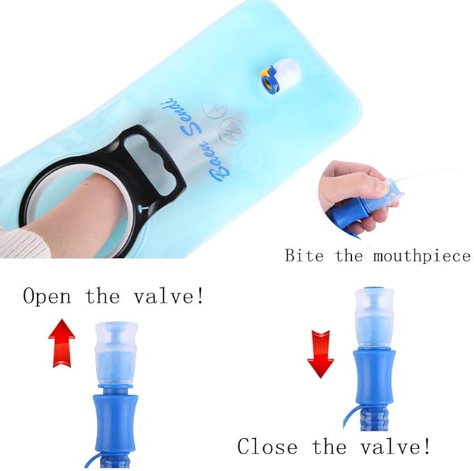 Hydration Pack with 2L Backpack Water Bladder - Great for Outdoor Sports of Running Hiking Camping Cycling Skiing