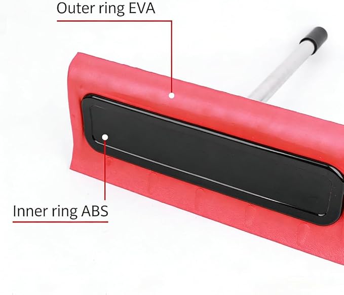 Snow Roof Rake, Foam Head Roof Snow Rake, Foam Broom Scraper for Clearing, Adjustable Telescoping No-Scratch Snows Broom, for Windshields, , Solar Panels and Shingle Overhangs (125.9inch/3.2m)