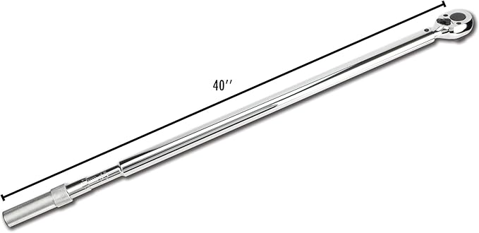 Performance Tool M204 3/4-Inch Drive Torque Wrench with LH/RH Thread Torque Capabilities - 100 to 600 ft/lbs of torque