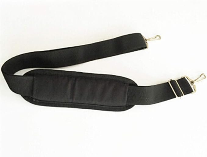 Sevenfly Universal Shoulder Strap Replacement Luggage Bag Strap Detachable Soft Padded Adjustable Belt With Metal Swivel Hooks（black