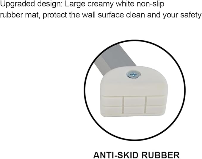 Ladder Stabilizer for Roof, Wing Span/Wall Standoff Extended Roof Stabilizer with Non-Slip Rubber Bottom pad Fixed Angle of Ladder Accessory
