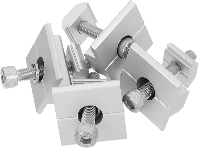 4pcs Solar Panel Mounting Brackets for Roof Flat Roof Installation High Load Capacity Easy Installation Tool for Solar Clamp System