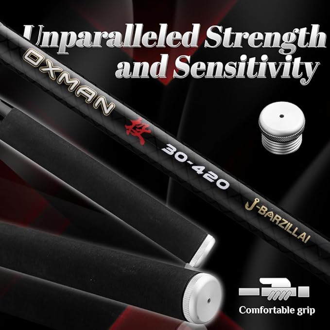 OXMAN Telescopic Surf Fishing Rod 11'8''/ 12'8''/13'8''/15'/16'4''Long Shot Portable Travel Inshore Pole 27T High Carbon Fiber Lightweight Stainless Steel Guides Bass Salmon Trout Rod