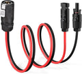 10AWG 2 Pin Power Industrial Circular Connector to Solar Adapter for River RV Solar Ports Solar Panel Suitcase(2FT)