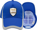 YOWESHOP Reflective Safety Baseball Cap Customize Logo with Removable PE Shell Hi-Vis Safety Work Hat