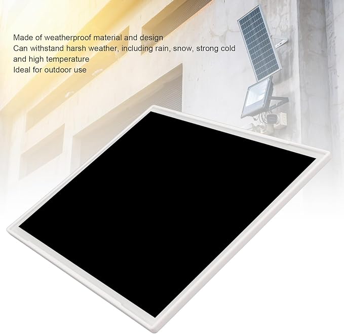 Solar Panel for Security Camera, 10W 5V Solar Panel Charger, USB Solar Panel with Type C Port, Water Proof Camera Solar Panel