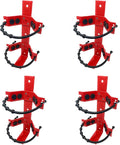 Fire Extinguisher Mounting Bracket Heavy Duty Fire Extinguisher Wall Mount Bracket for 2.5 lb & 5 lb Fire Extinguishers - Mount in Your Car or Off-Road Vehicle - Fits Most Popular Brands (Pack of 4)