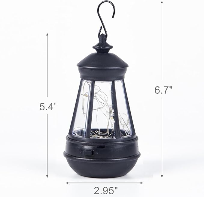 Solar-Lantern Waterproof Lights Replacement - Garden Decor Outdoor Lighting Decorative Patio Lighting Solar Replacement (mini Lantern 2pack (Fairy Light))