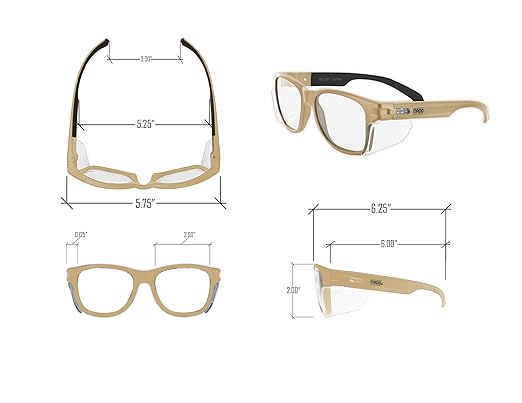 MAGID Anti-Fog Polycarbonate Safety Glasses, 6 Pairs, Y50