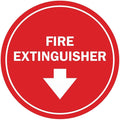 Signs ByLITA Circle Fire Extinguisher Sign (Red) - Large