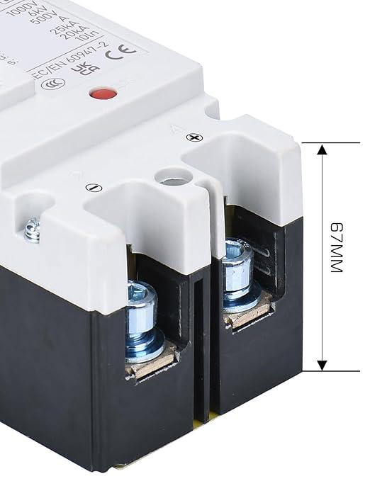 DIHOOL 125 Amp DC Circuit Breaker, Battery Disconnect Switch for Power Station Solar System
