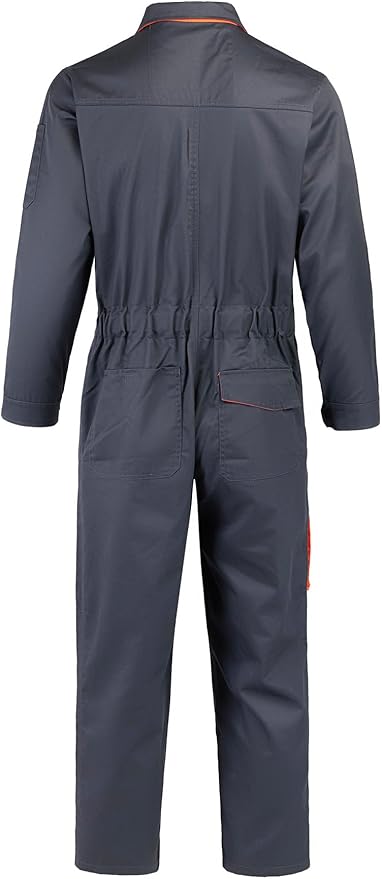 Men's Coveralls Mechanic Work Jumpsuit Multi Pockets Overalls Long Sleeve Workwear Coverall