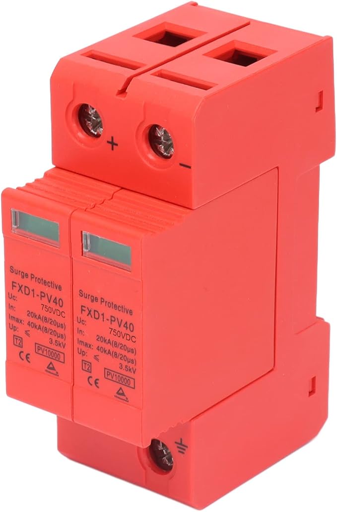 SPD Protective Devices DC Photovoltaic Arrester 2P 40KA FXD1 PV40 for Home Safety (DC 750V)