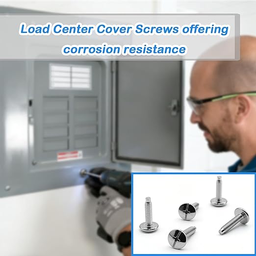 Load Center Cover Screws for Square D, Panel Screw Compatible with QO and Homeline Electrical Panels 20 pcs