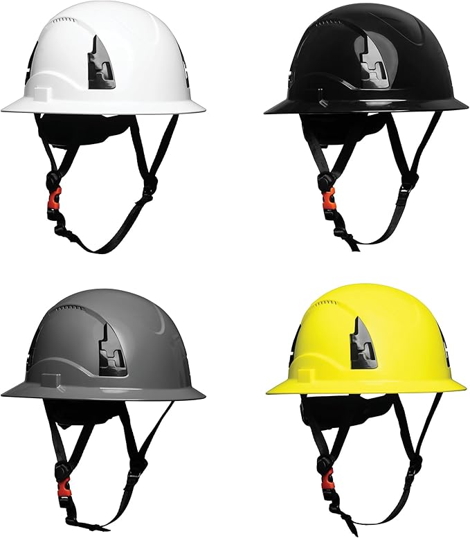 Malta Dynamics APEX Safety Helmets – Type 2 Class C Safety Hard Hat, Full Brim, Vented, Rated for Top, Front, Back, and Side Impact, OSHA and ANSI Compliant