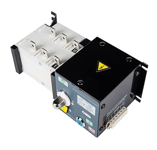 110V AC Automatic Transfer Switch 50/60HZ Dual Electronic Power Controller Electrical Type 3 Pole 63A