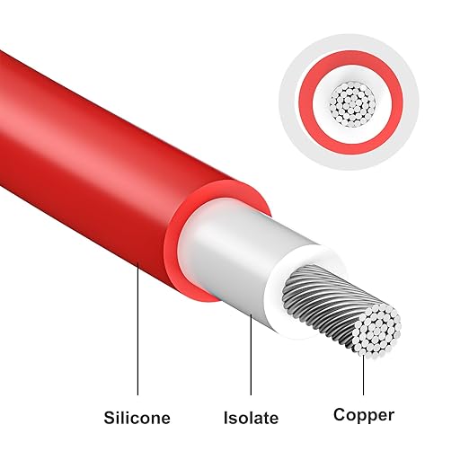 Goupchn Safety Banana Plugs to Solar Connectors Silicone Test Leads 2PCS Red Black 3.3ft Solar Test Cables Wires 1000V/15A for Photovoltaic Solar Panel System