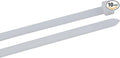 Gardner Bender 45-536 Heavy-Duty DoubleLock Cable Tie, 36 Inch., 120 lbs. Tensile Strength, Wire / Cord Management Industrial and Household Use, Nylon Zip Tie, 10 Pk., UV Resistant Natural