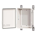 UL Certified Junction Box, NEMA 6 Weatherproof 94V-0 Flame Retardant, Plastic Electrical Enclosure for Industrial Projects, Includes Mounting Plate (Grey Cover, 8.6"×6.7"×4.3")