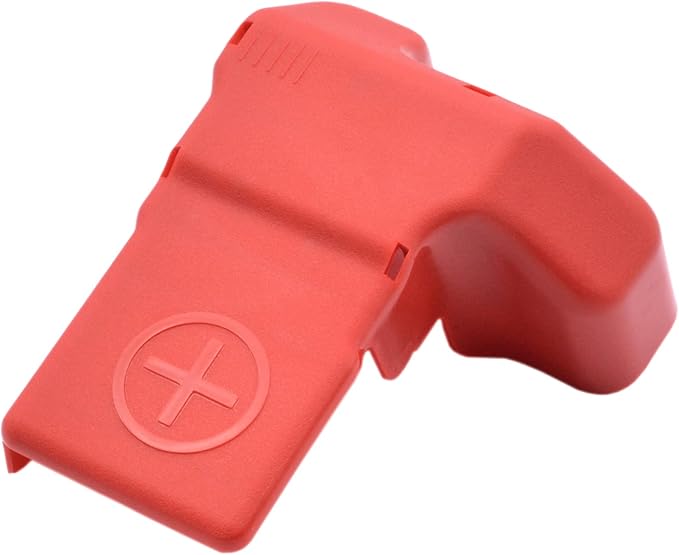 Under Hood Positive Battery Terminal Post Cover Compatible For 2013-2018 Dodge Ram 1500 2500 3500 4500 5500 4.7V8 5.7V8 68164628AA Red