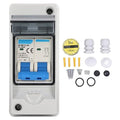 DC Disconnect Switch Electrical Breaker 1000V 25A Miniature Circuit Box IP65 Solar PV System Isolation Overvoltage Overload Protection