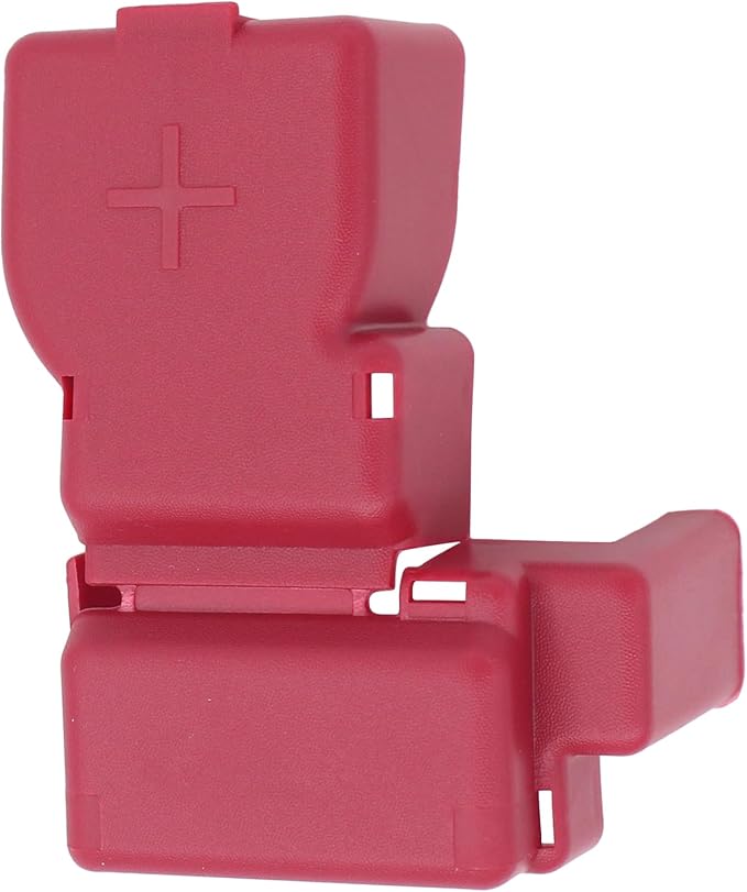 MOTOKU Positive Battery Terminal Cover Red for Nissan Altima 2002-2006, Cube 2009-2014, Juke 2011-2017, Maxima 2004-2008, Rogue 2011-2015, Sentra 2013-2019, Versa 2007-2019, Versa Note 2014-2019