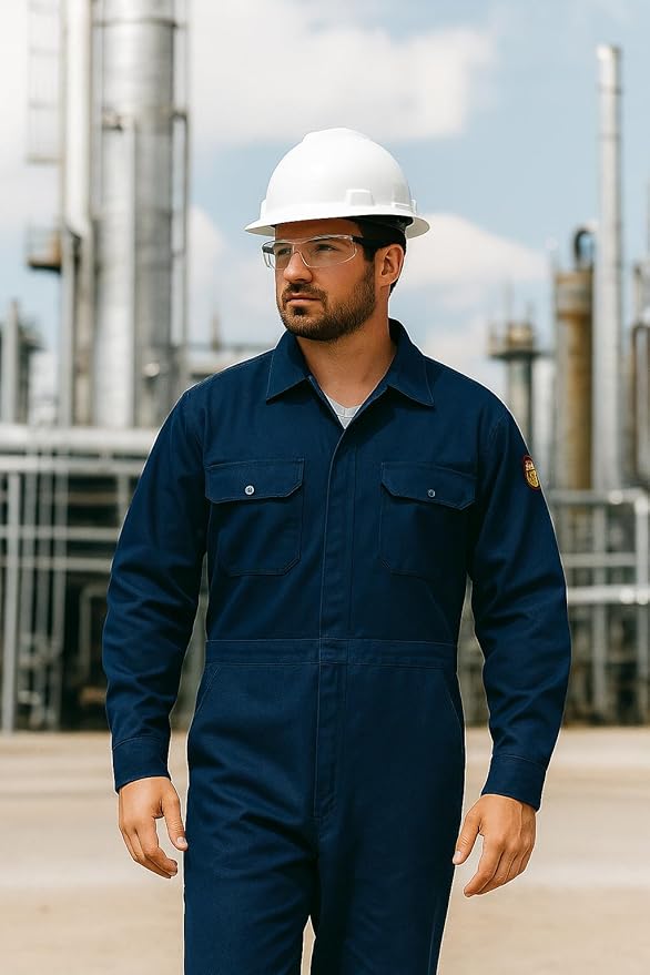 Flame Resistant FR Coverall - 88% C / 12% Nylon - 7oz