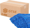 GTSE 14 Inch Blue Zip Ties, 5,000 Bulk Pack, 50lb Strength, UV Resistant Long Nylon Cable Ties, Self-Locking 14" Tie Wraps