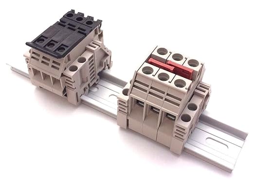 Dinkle Solar Combiner Box 3 Fuse Holders 10 AWG Inputs 6 AWG Output 36A 600V