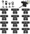 NETEHA 12 Pack Low Voltage Wire Connectors, 12-20 Gauge Landscape Light Cable Connector for Landscape Lighting, Garden Pathway Lights, Outdoor LED Lights