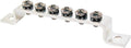 Blue Sea Systems 2306 100 Amp Mini Grounding BusBar with 6 screws, Silver
