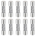 Baomain 10-Pack gPV Solar PV Fuse 12A 1000V DC, 10x38mm, 33kA Breaking Capacity, CE Listed for Photovoltaic Systems, Combiner Boxes (12 Amp.)