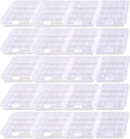 Battery Organizers AA/AAA Battery Containers Holders Compact Portable Storage Cases Insulative Plastic Clear Protective Battery Cases for Travelling/Home/Office/School/Garage(20 PCS)