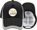YOWESHOP Reflective Safety Baseball Cap Customize Logo with Removable PE Shell Hi-Vis Safety Work Hat