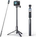 AKASO 47.2"/120cm Invisible Selfie Stick Tripod for Insta360 X5 X4 X3 Ace Pro, DJI Action Osmo 360 Pocket 3, GoPro Hero 13/12/11, AKASO 360/EK7000/EK7000 Pro, Brave 4/4 Pro, Brave 7/7 LE Action Camera
