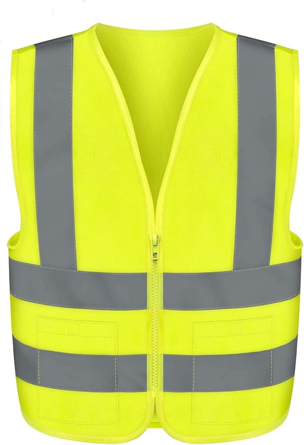 Neiko High Visibility Safety Vest ANSI Class 2, 2 Pockets