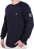 BOCOMAL FR Shirt 7oz Heavyweight Flame Resistant Shirts for Men Fire Retardant Long Sleeve Crew Work Shirts CAT2