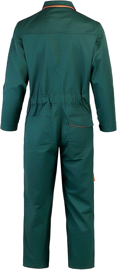 Men's Coveralls Mechanic Work Jumpsuit Multi Pockets Overalls Long Sleeve Workwear Coverall