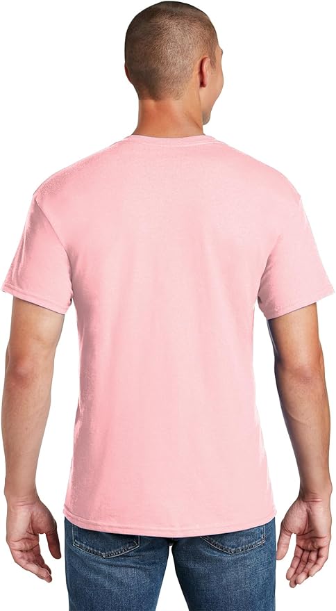 Gildan Unisex Adult DryBlend Workwear T-Shirts with Pocket, 2-Pack
