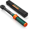 1/4 Drive Inch Pound Torque Wrench, 20-200 In-lb, ±3% High Accuracy Click Torque Wrench with 72-Tooth Dual-Direction Head for Bike Repair, Motorcycle and Precision Instrument Maintenance