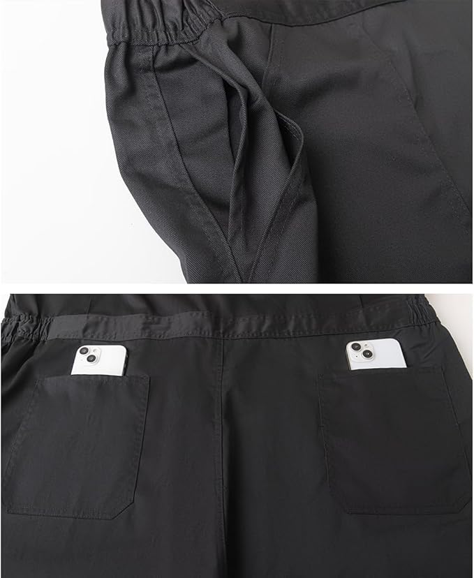 Men's Work Coverall High Visibility Overalls Mechanics Coveralls Workwear Jumpsuit with Multi Pockets
