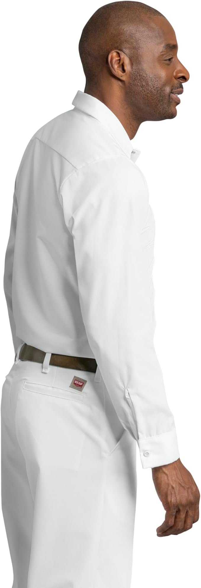 Red Kap Men's Long Sleeve Industrial Work Shirt | Moisture Wicking Button Up, Wrinkle Resistance Fights Fading & Stains