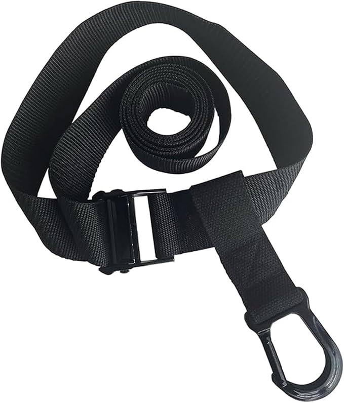 Hunting Safety Harness Tree Strap, Fall Protection Tree Stand Harness Strap, Nylon Belt with Adjustable Metal Buckle for Easy Use
