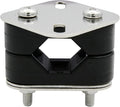 Vinland Marine Nylon Boat Rail Mount Brackets Fit 7/8" ~ 1" Tube Stainless Steel Mount Plate, Boat Navigation Accessories, Pontoon Rail Mount, Boat tubing Accessories, Boat Grill mounting Cleat