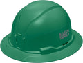 Klein Tools Hard Hat, Non-Vented Full Brim Style, Padded, Self-Wicking Odor-Resistant Sweatband, Tested up to 20kV