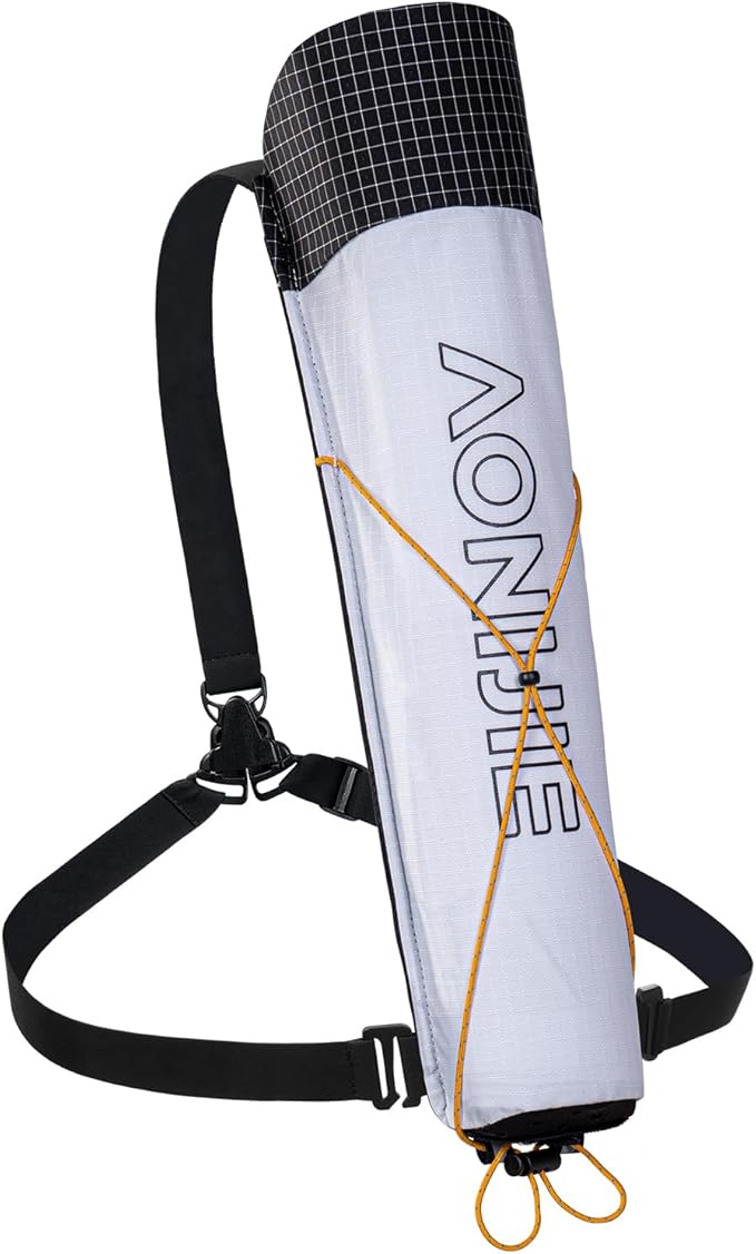 AONIJIE Trekking Poles -2 Ultralight Collapsible Carbon Fiber Hiking Poles with Anti-Shock and Quick Lock System, Folding Walking Sticks for Hiking, Camping